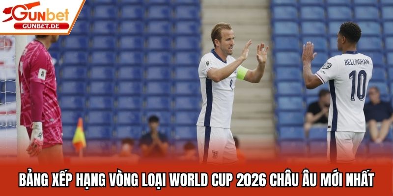 Bảng xếp hạng vòng loại World Cup châu Âu 2026 mới nhất